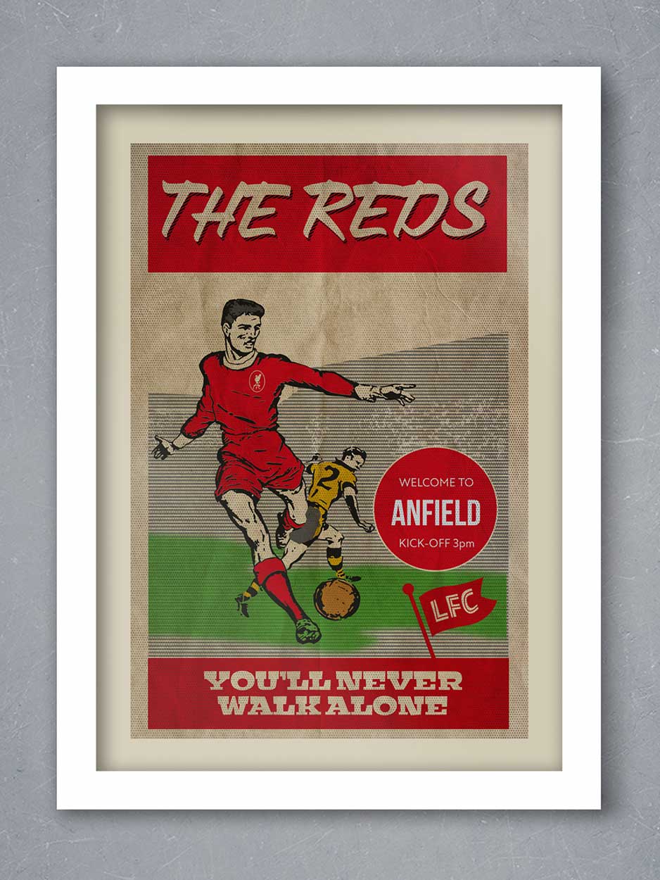 The Reds, Liverpool - Football Print - Image 2