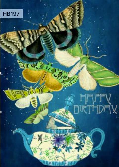 The Teapot Happy Birthday - Blank Greeting Card