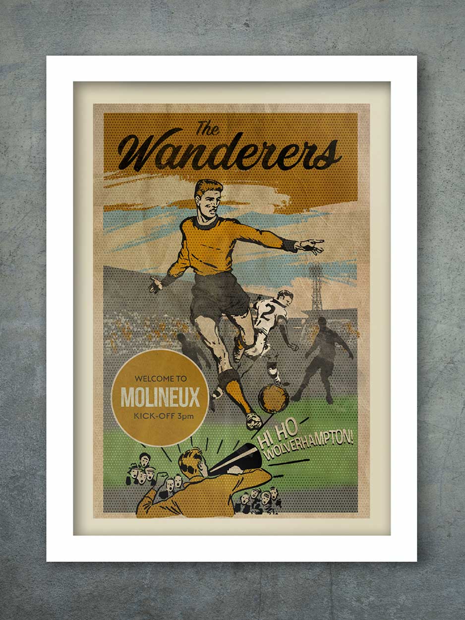 The Wanderers, Wolverhampton Wanderers - Football Print - Image 2