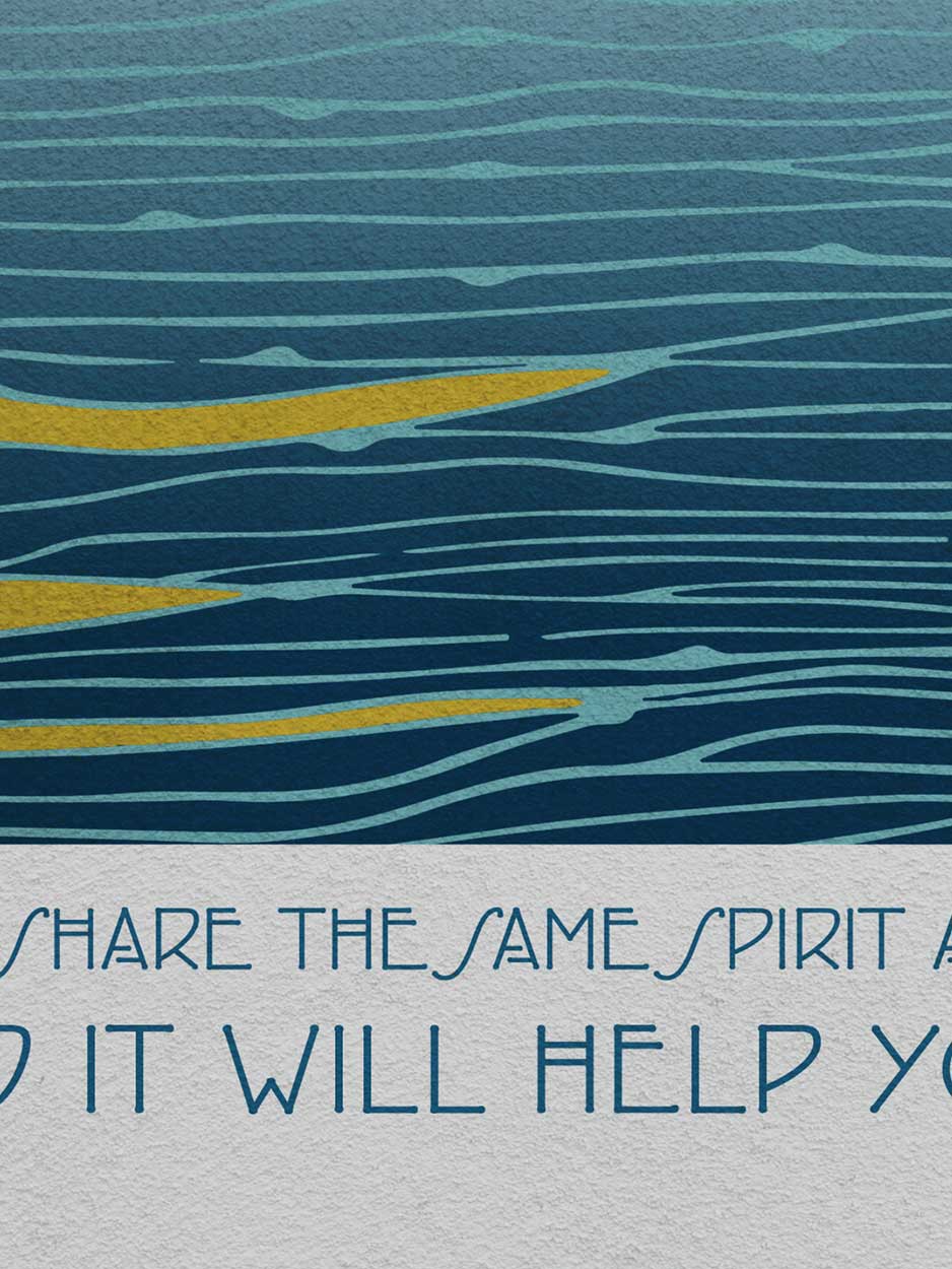 The Water is Your Friend - Swimming Print - Image 5