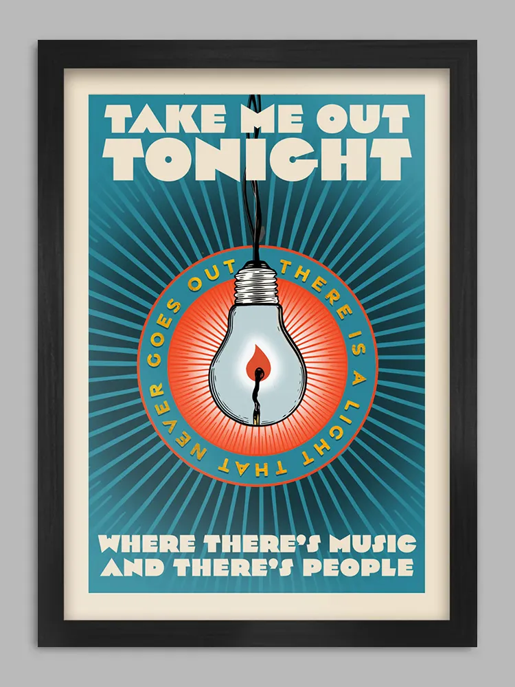 There is a Light - Music Print