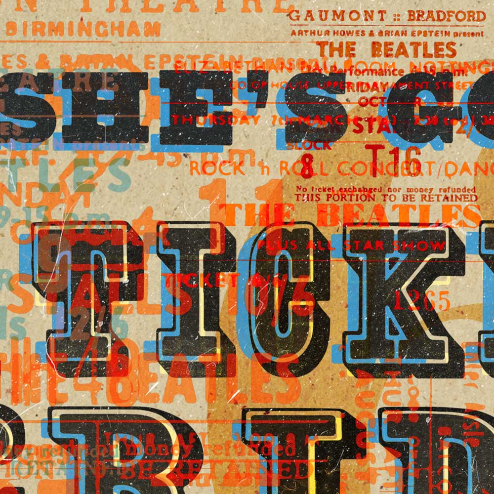 Ticket To Ride - Music Print - Image 4