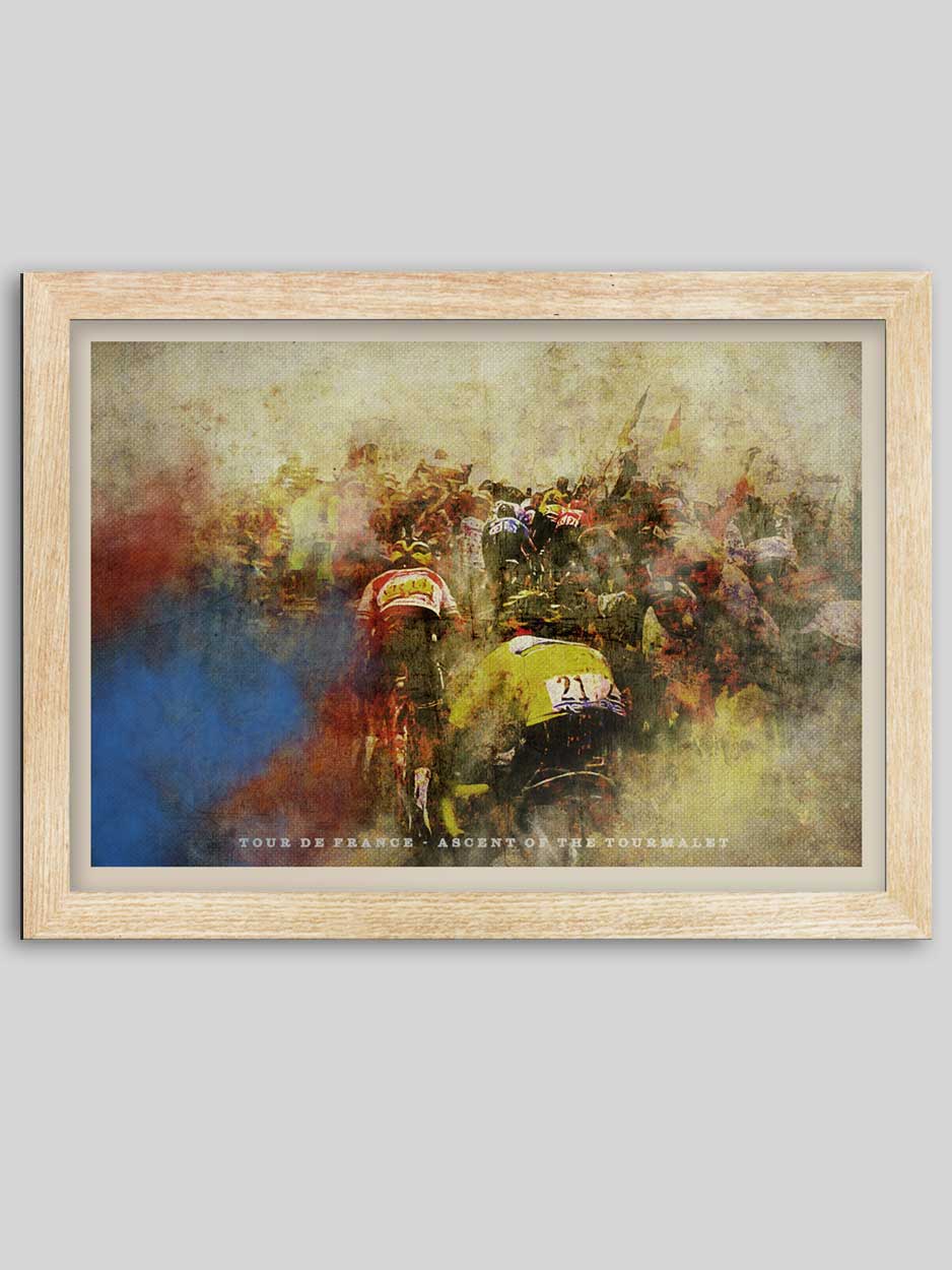 Tour de France, The Ascent of the Tourmalet - Cycling Print - Image 3