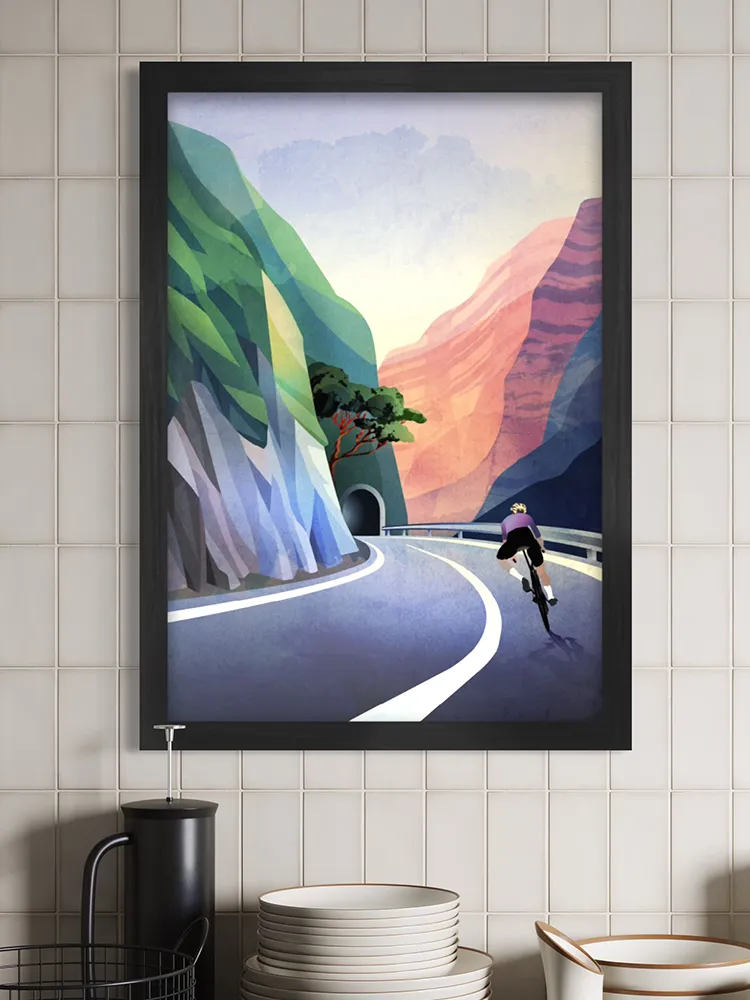 Tunnel - Cycling Print - Image 4