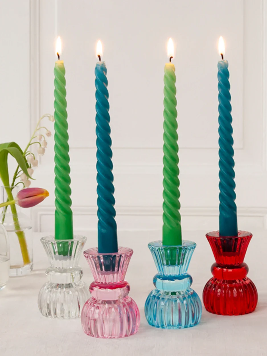 Twisted Dinner Candles - Image 2