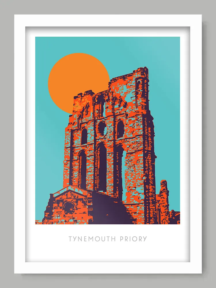 Tynemouth Priory Print - Image 2