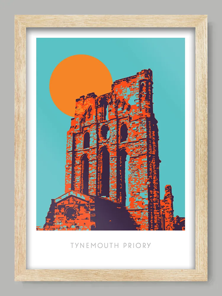 Tynemouth Priory Print - Image 3