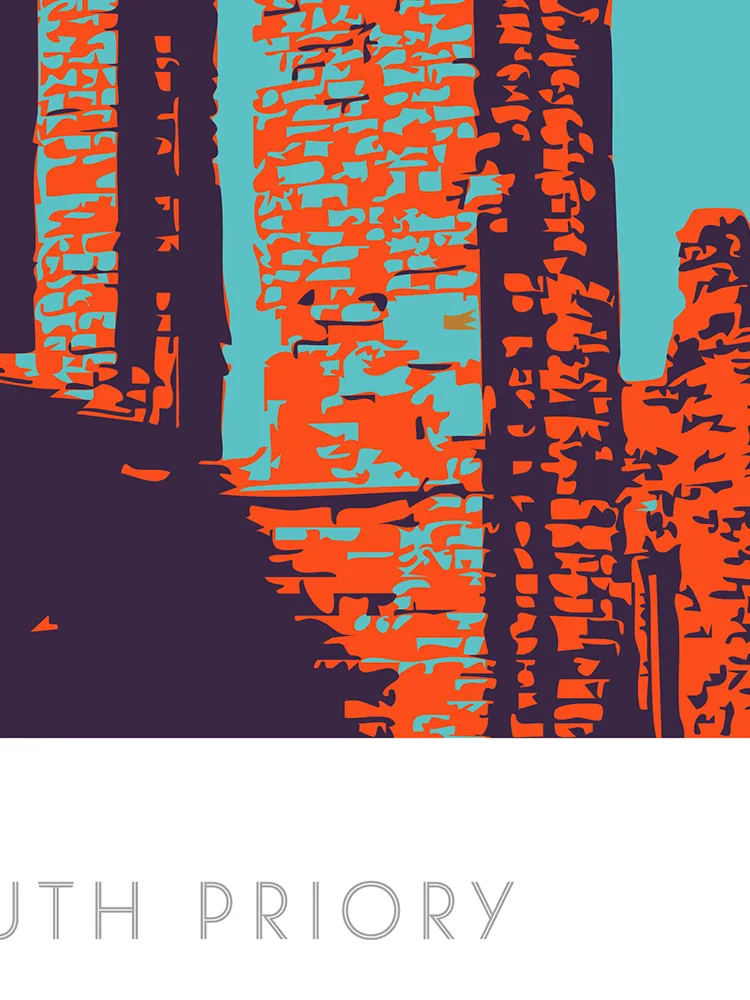 Tynemouth Priory Print - Image 4