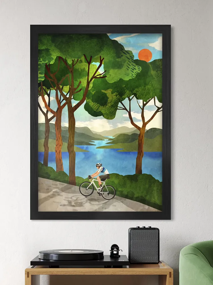 Under Pines - Cycling Print - Image 4