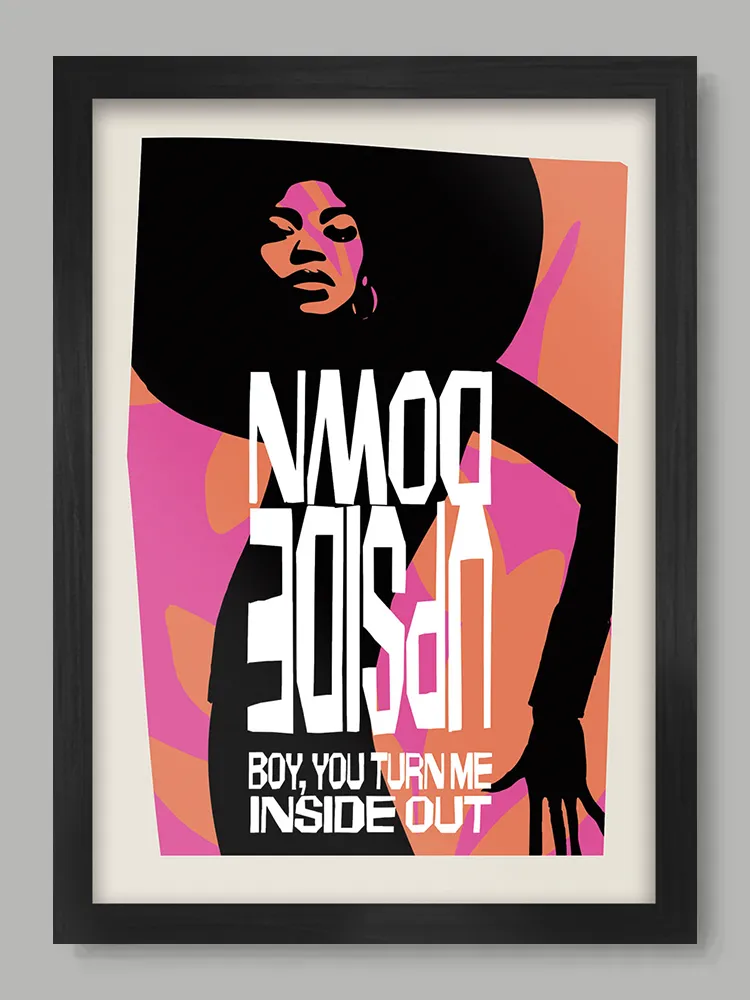 Upside Down - Music Print
