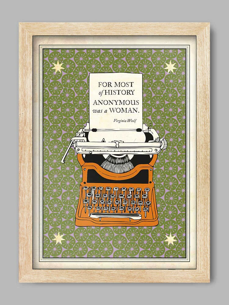 Virginia Woolf Literary Quote Print - Image 3