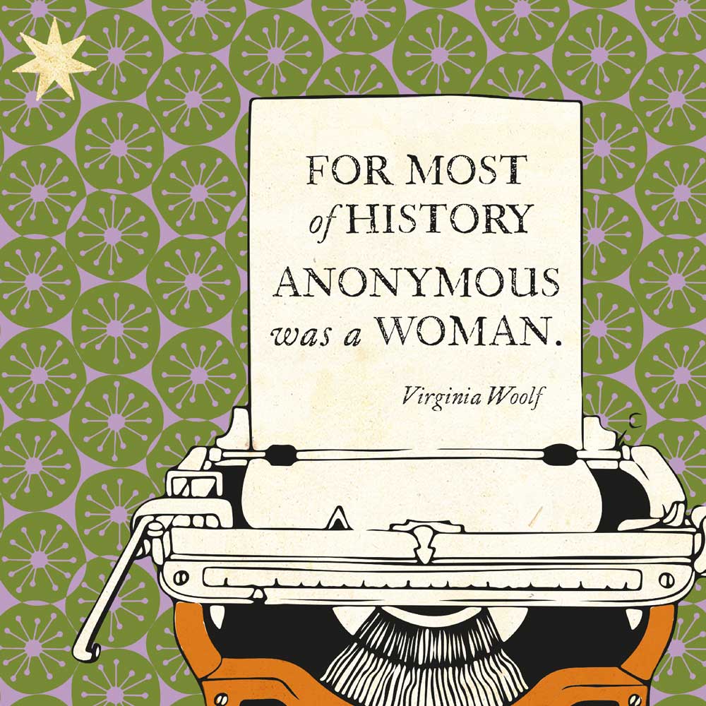 Virginia Woolf Literary Quote Print - Image 4
