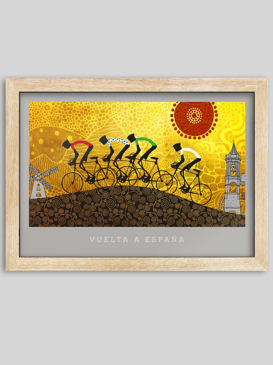 Vuelta a España, La Mancha - Cycling Print - Image 3