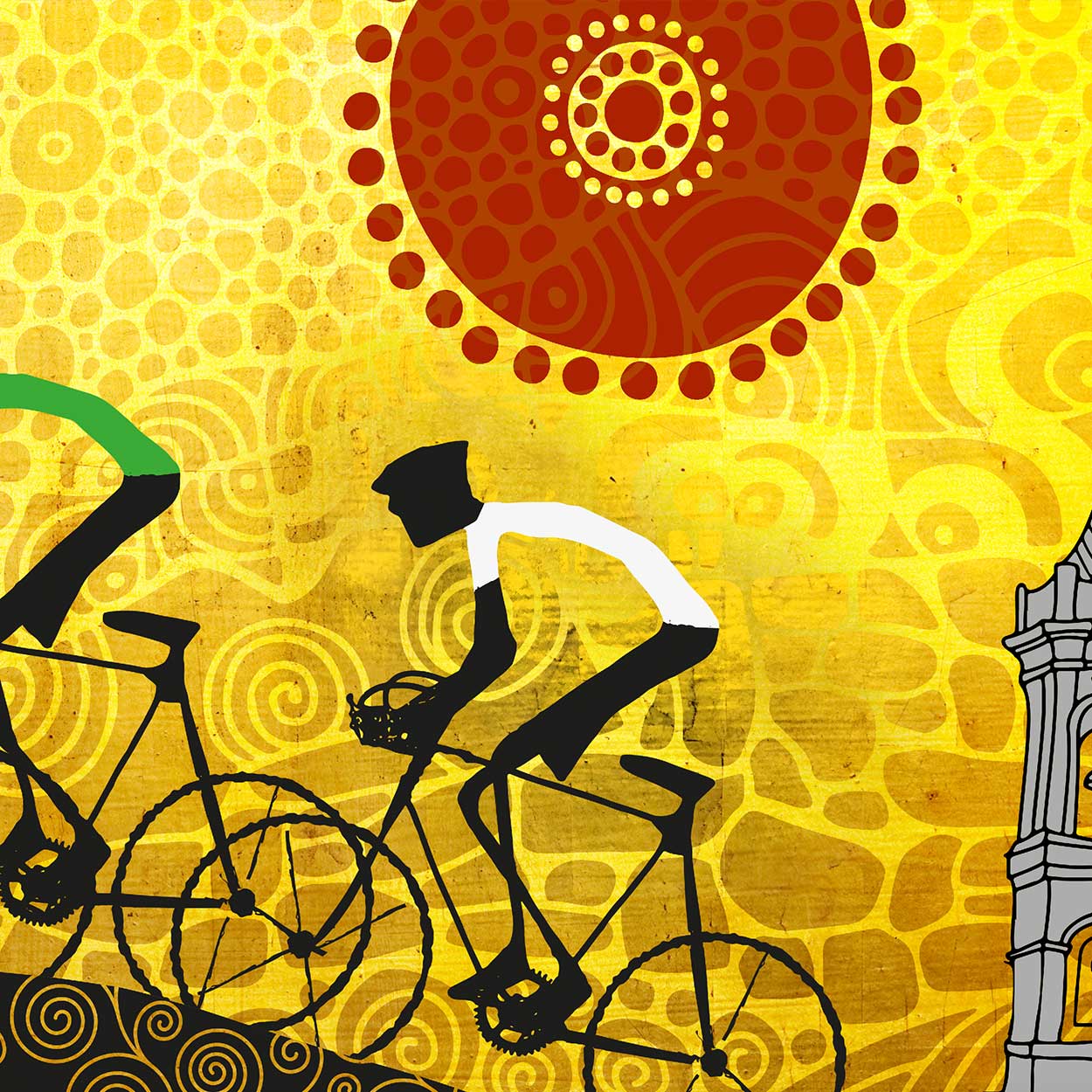 Vuelta a España, La Mancha - Cycling Print - Image 4