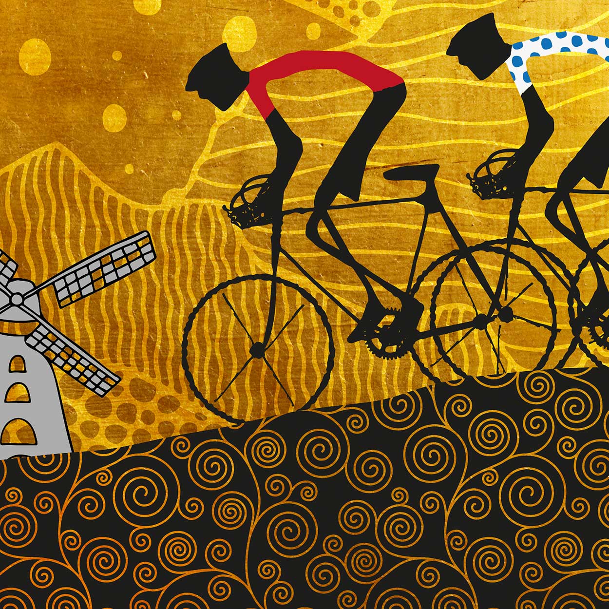 Vuelta a España, La Mancha - Cycling Print - Image 5