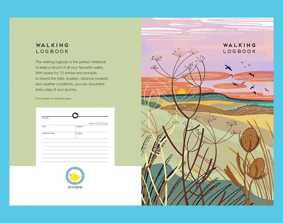 Walking Logbook - journal outdoor notebook - Image 4
