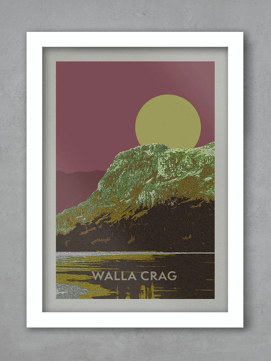 Walla Crag Sunset - Lake District Print - Image 2