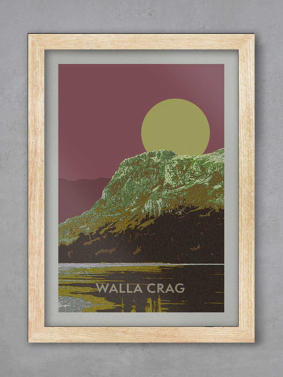 Walla Crag Sunset - Lake District Print - Image 3