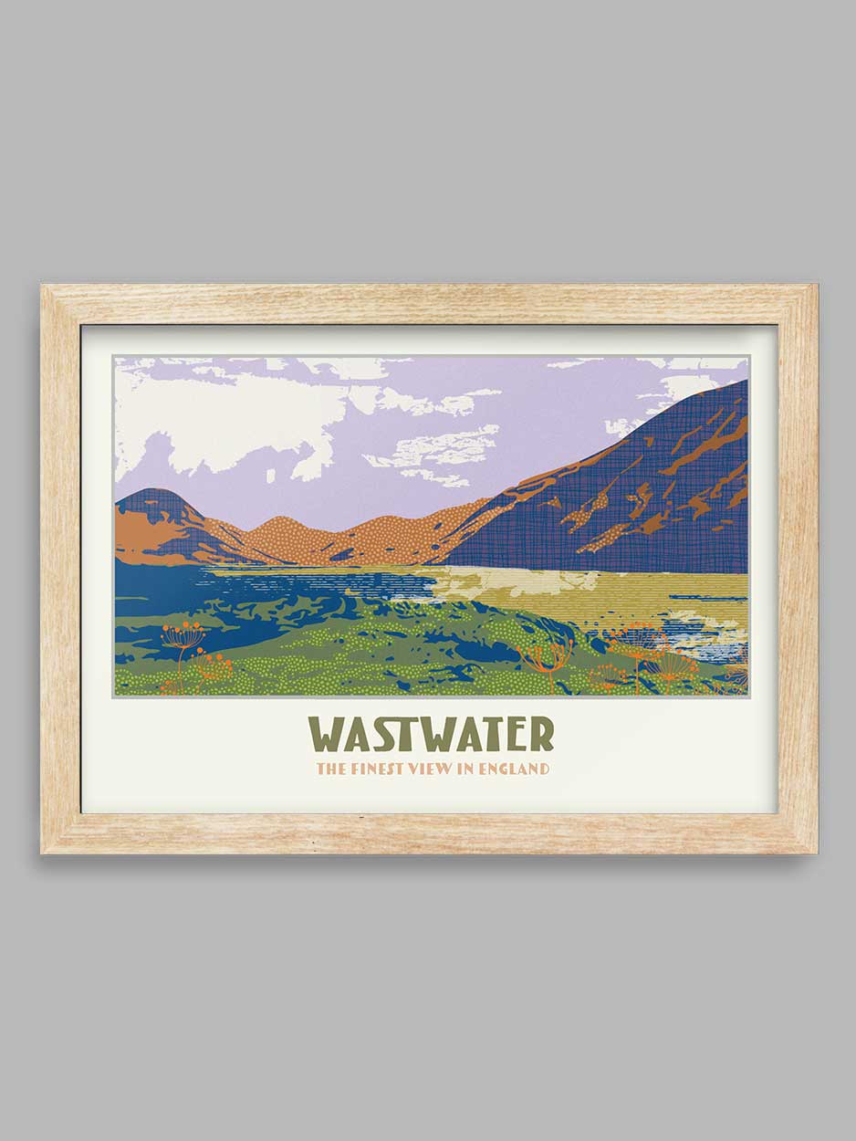 Wastwater, the finest view in England - Lake District Print - Image 3