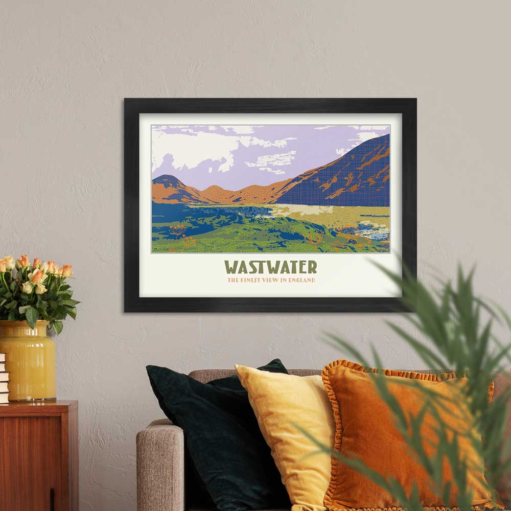 Wastwater, the finest view in England - Lake District Print - Image 5