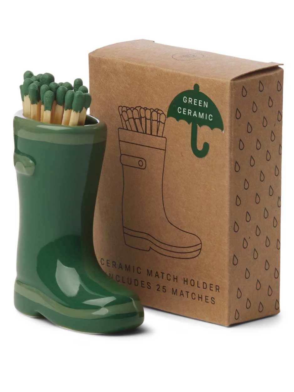 Wellington Boot Match Holder & Matches