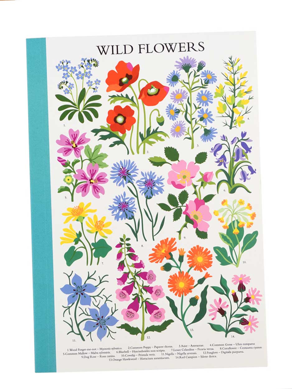 Wild Flowers A6 Notebook - Image 2