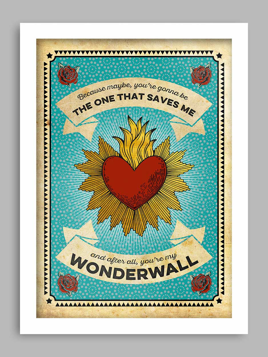 Wonderwall - Music Print - Image 3