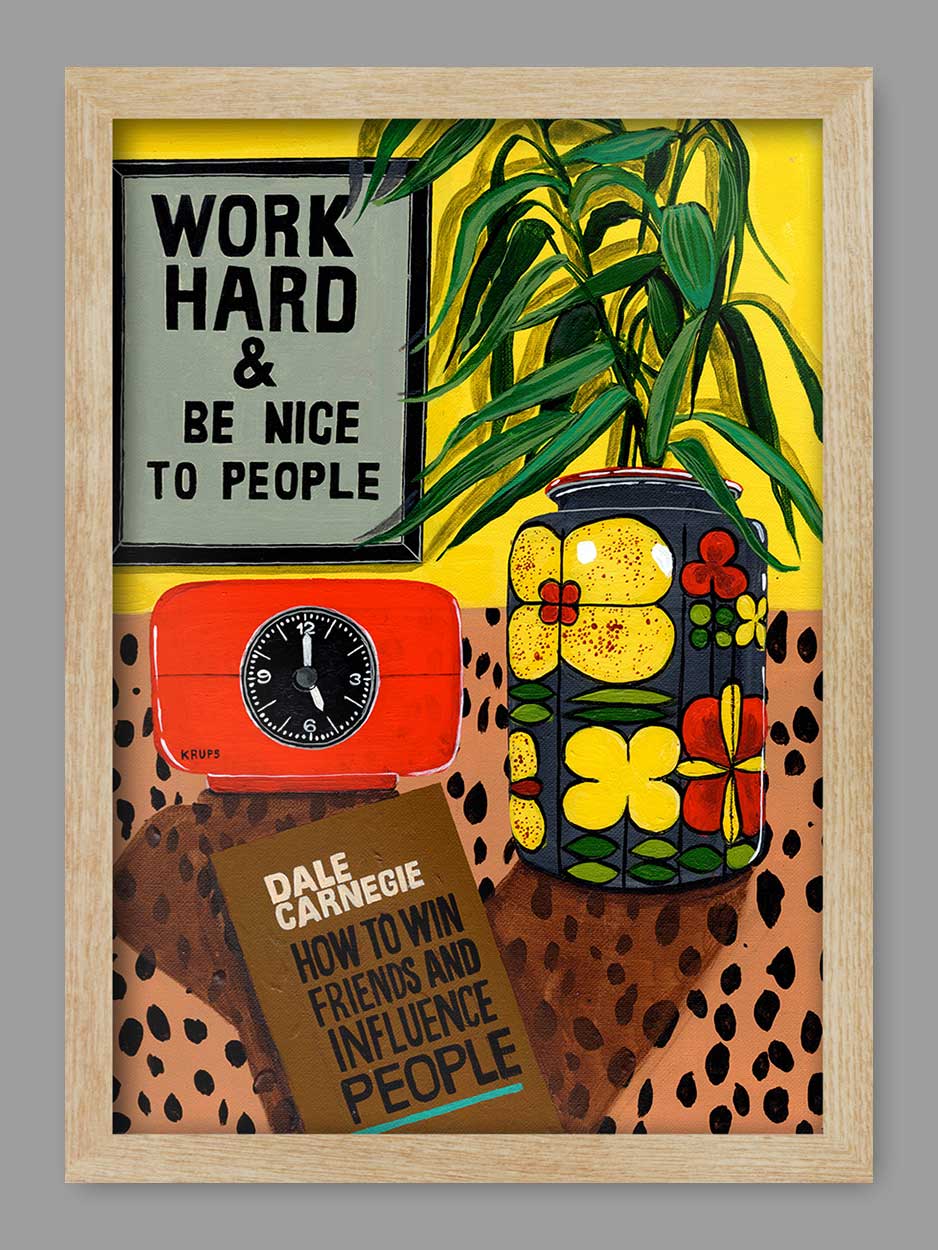 Work Hard Print - Image 3