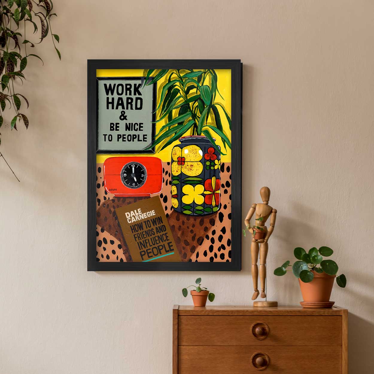 Work Hard Print - Image 5