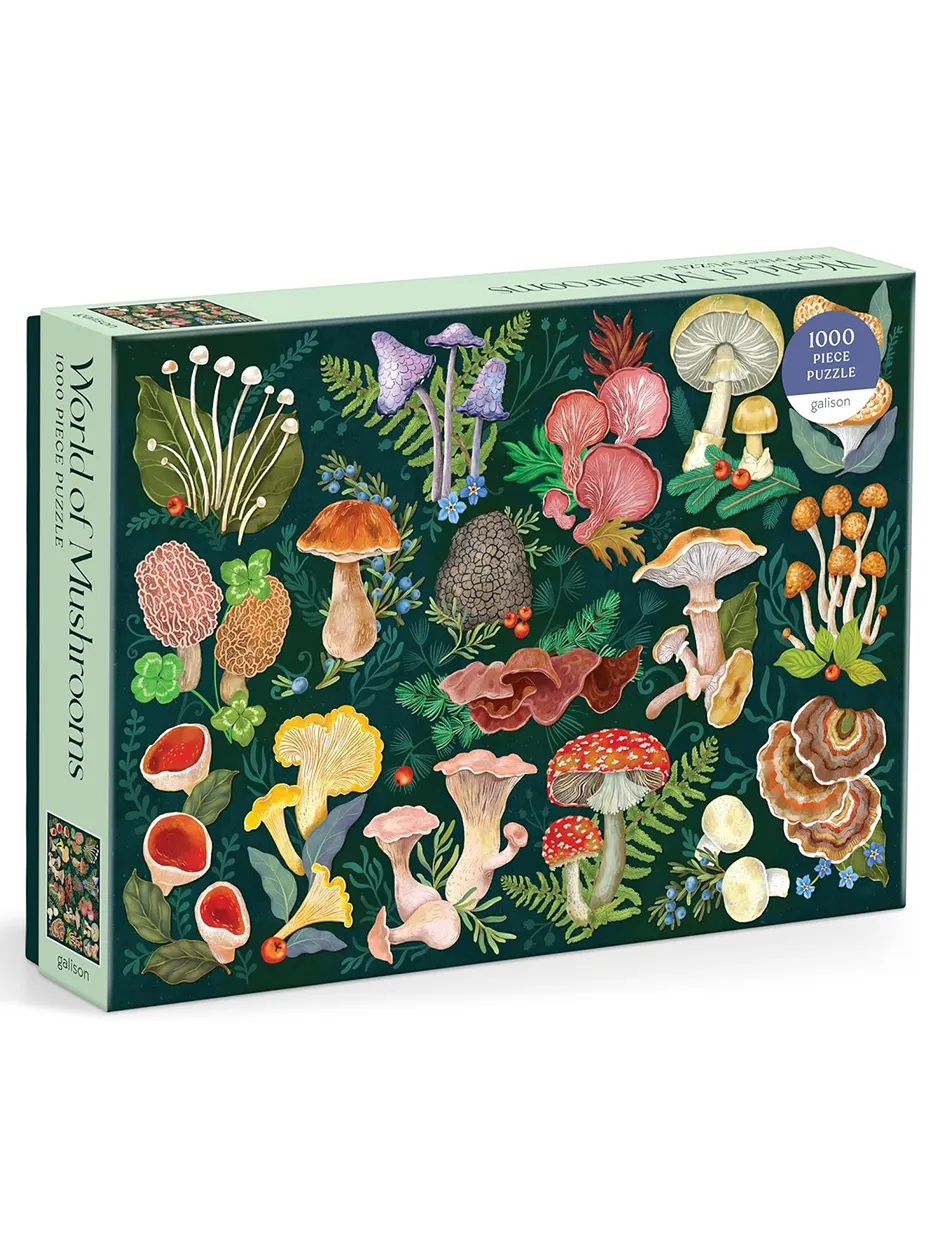 World of Mushrooms 1000 Piece Jigsaw Puzzle