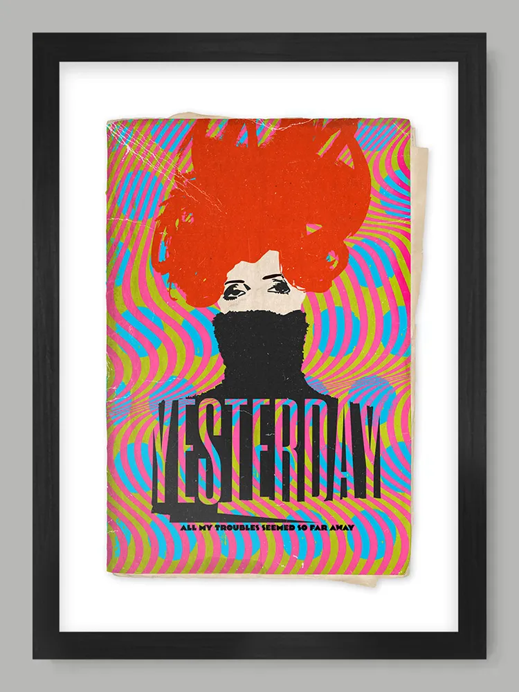 Yesterday - Music Print