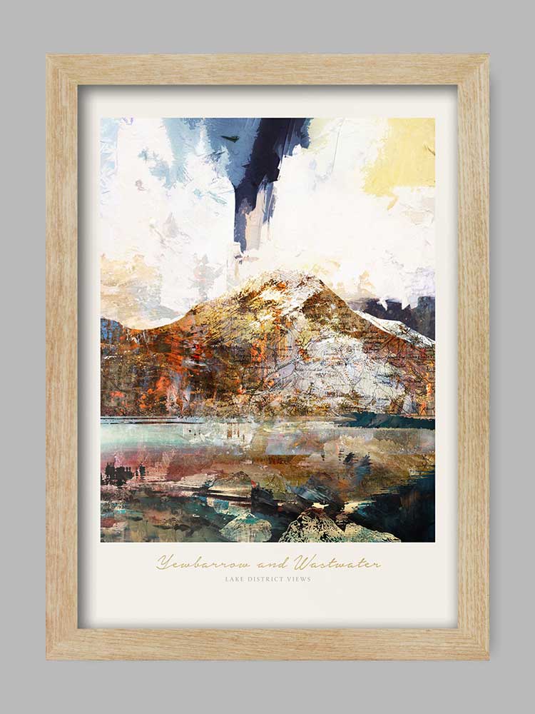 Yewbarrow and Wastwater - Lake District Views Print - Image 3
