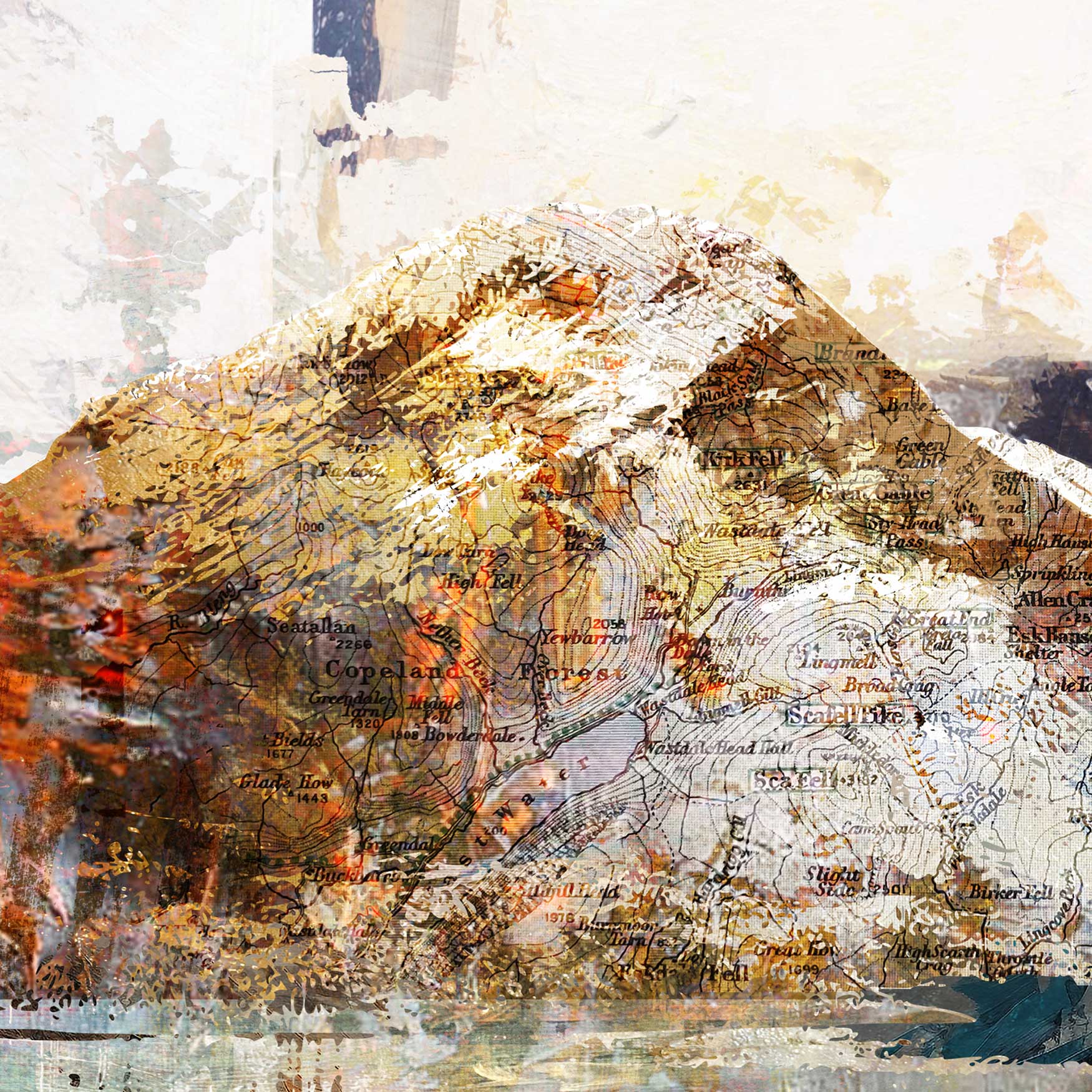Yewbarrow and Wastwater - Lake District Views Print - Image 4