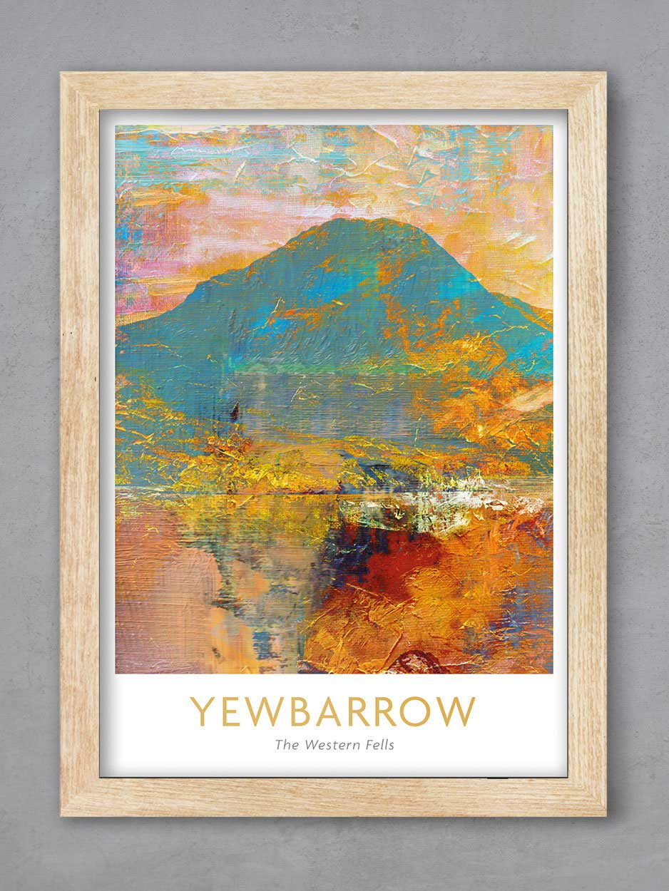 Yewbarrow Abstract - Lake District Print - Image 3