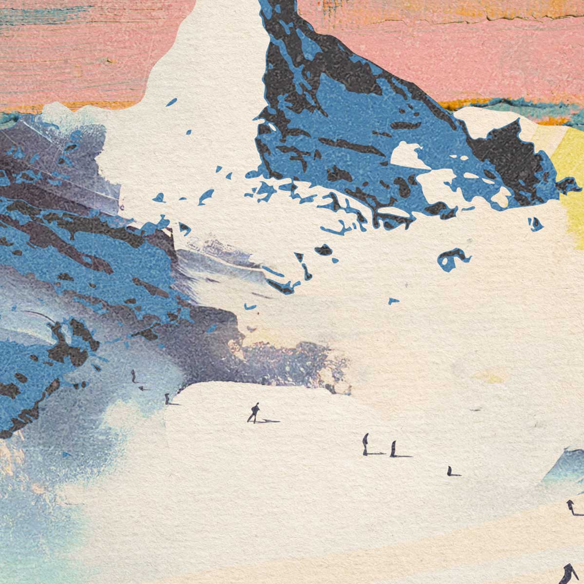 Zermatt - Skiing Print - Image 4
