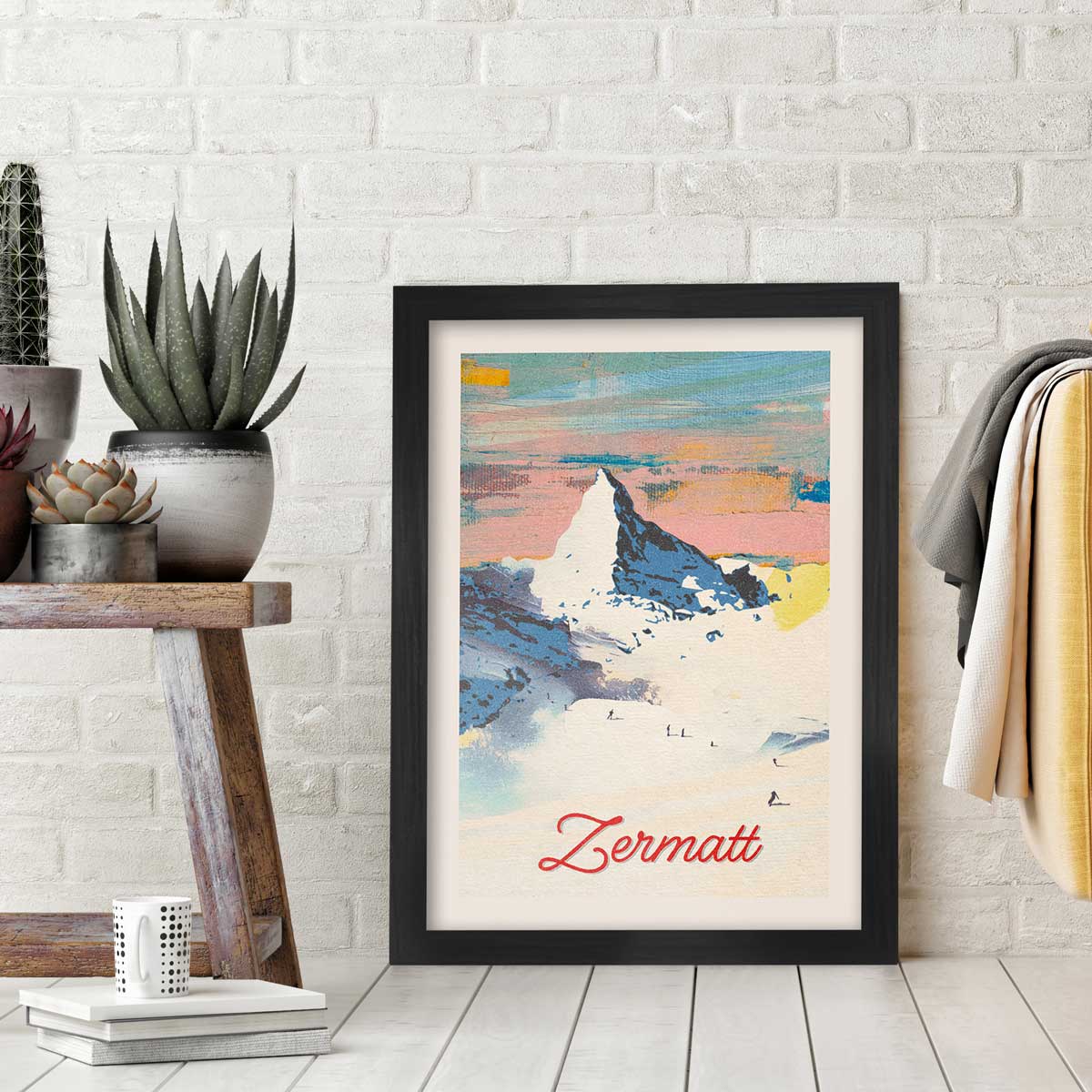 Zermatt - Skiing Print - Image 5